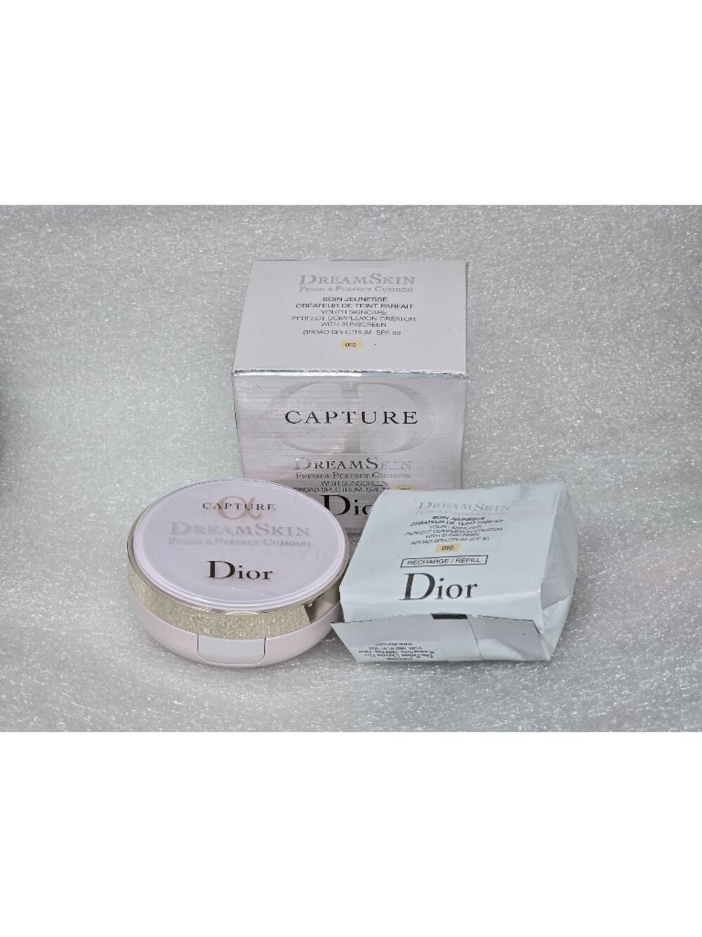 Dior Capture Dreamskin Fresh & Perfect Cushion 15g X 2 Youth Skincare Shade 010